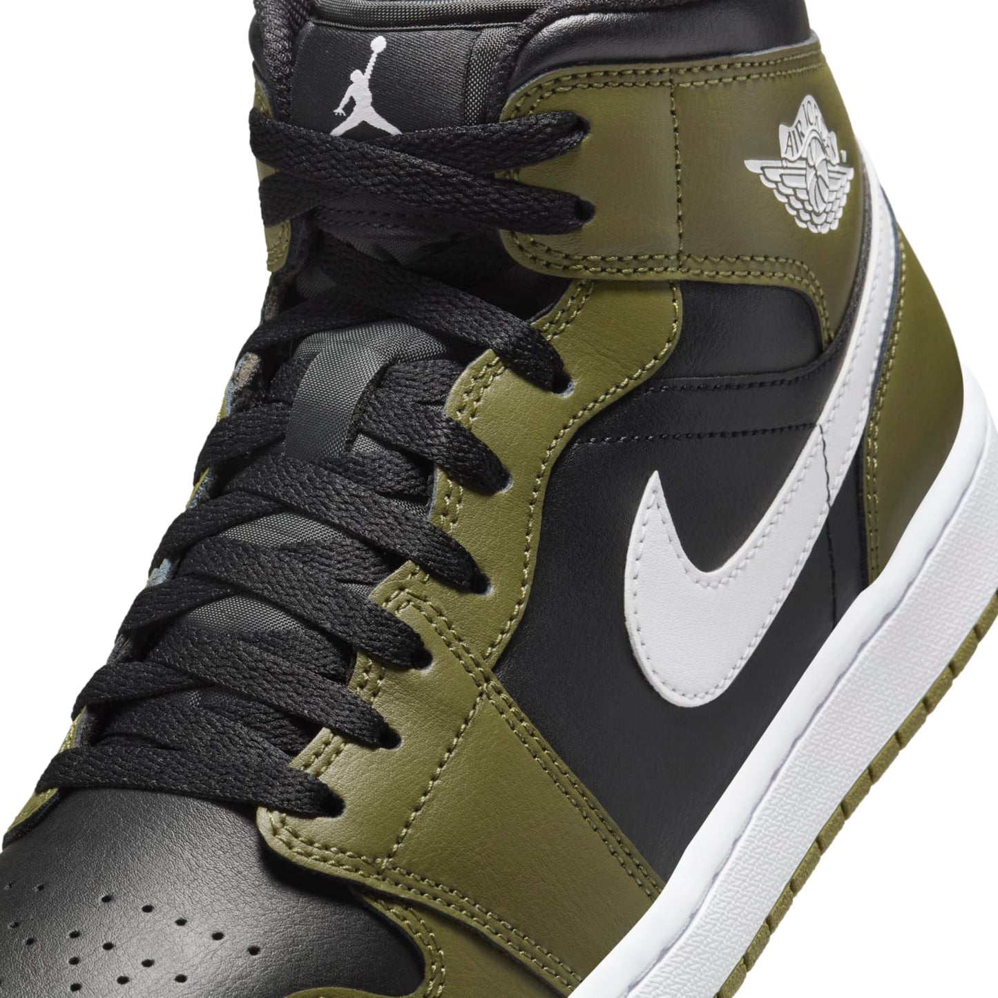 Air Jordan 1 Mid “Black Medium Olive”
