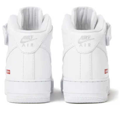 Nike x Supreme Air Force 1 Mid “White”