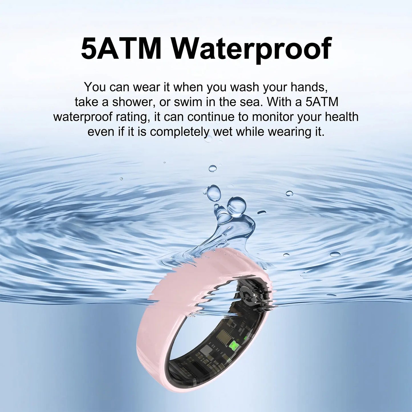2026 AI Smart Ring for Women – Health & Fitness Tracker with Heart Rate, Blood Oxygen, Sleep, Temperature, Stress & Cycle Monitoring, IP68 Waterproof, 5-7 Day Battery, iOS & Android, Charging Case,#tiktokshopsummersale