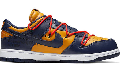 Nike x Off-White Dunk Low “University Gold”