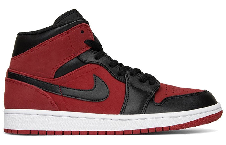 Air Jordan 1 Mid “Reverse Banned Gym Red Black”