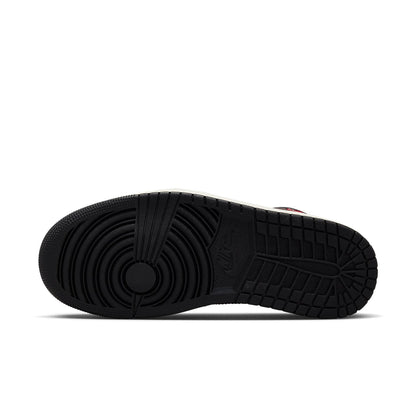 Air Jordan 1 Mid “Black Sail Gym Red”