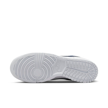 Nike Dunk Low “Mini Swoosh – White Grey Navy Aqua”