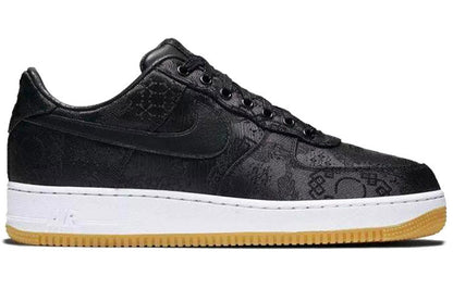 Nike x Fragment Design x CLOT Air Force 1 “Black Silk”