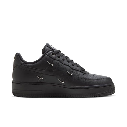 Nike Air Force 1 Low “Black Silver Mini Swoosh”