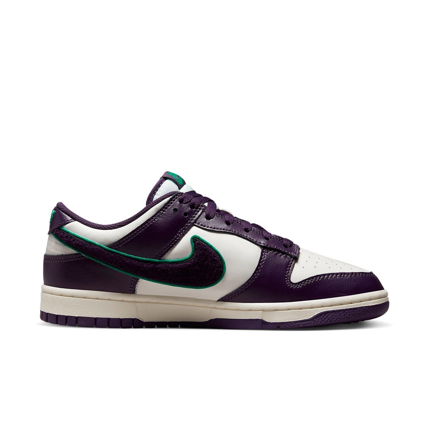 Nike Dunk Low “Chenille Swoosh – Grand Purple”