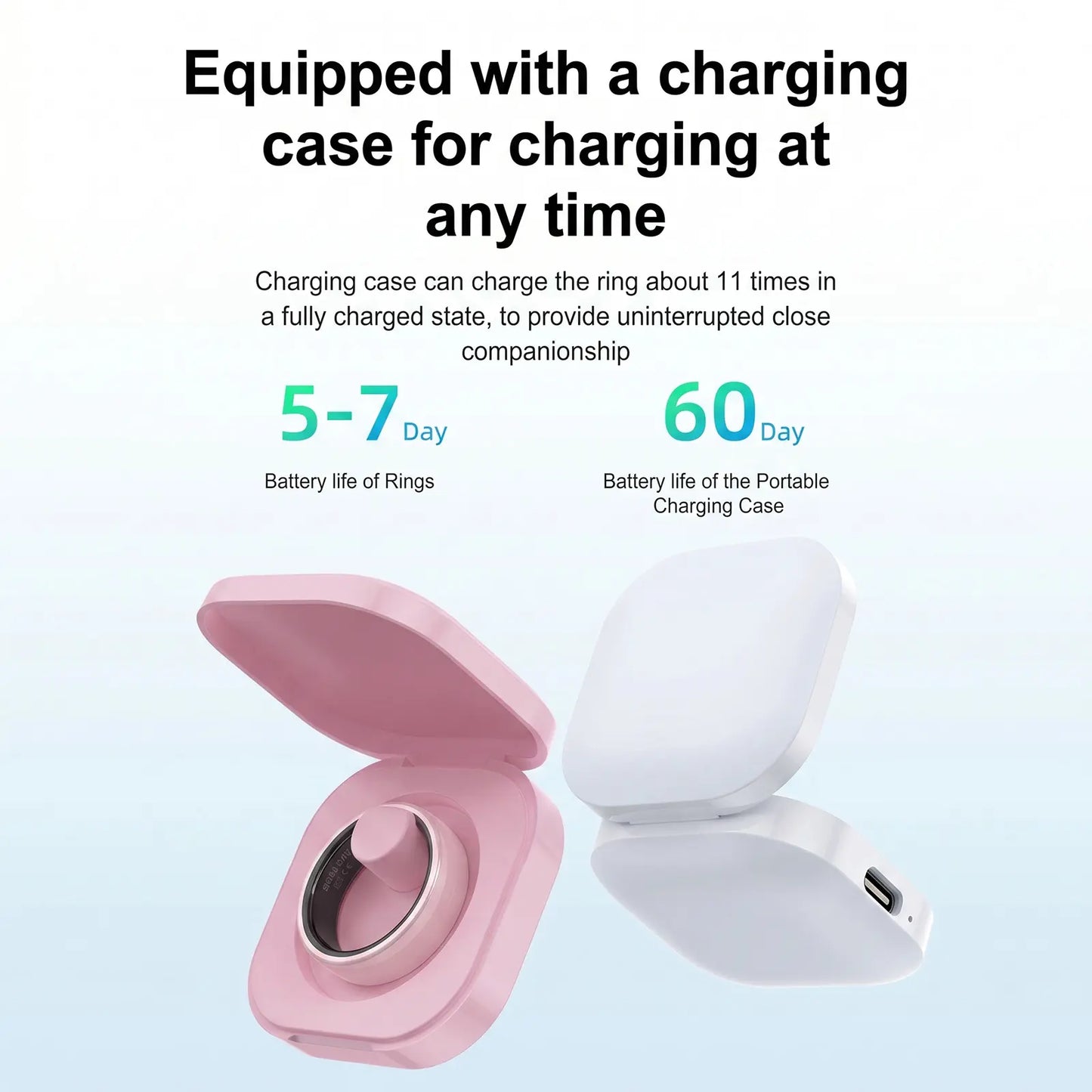 2026 AI Smart Ring for Women – Health & Fitness Tracker with Heart Rate, Blood Oxygen, Sleep, Temperature, Stress & Cycle Monitoring, IP68 Waterproof, 5-7 Day Battery, iOS & Android, Charging Case,#tiktokshopsummersale