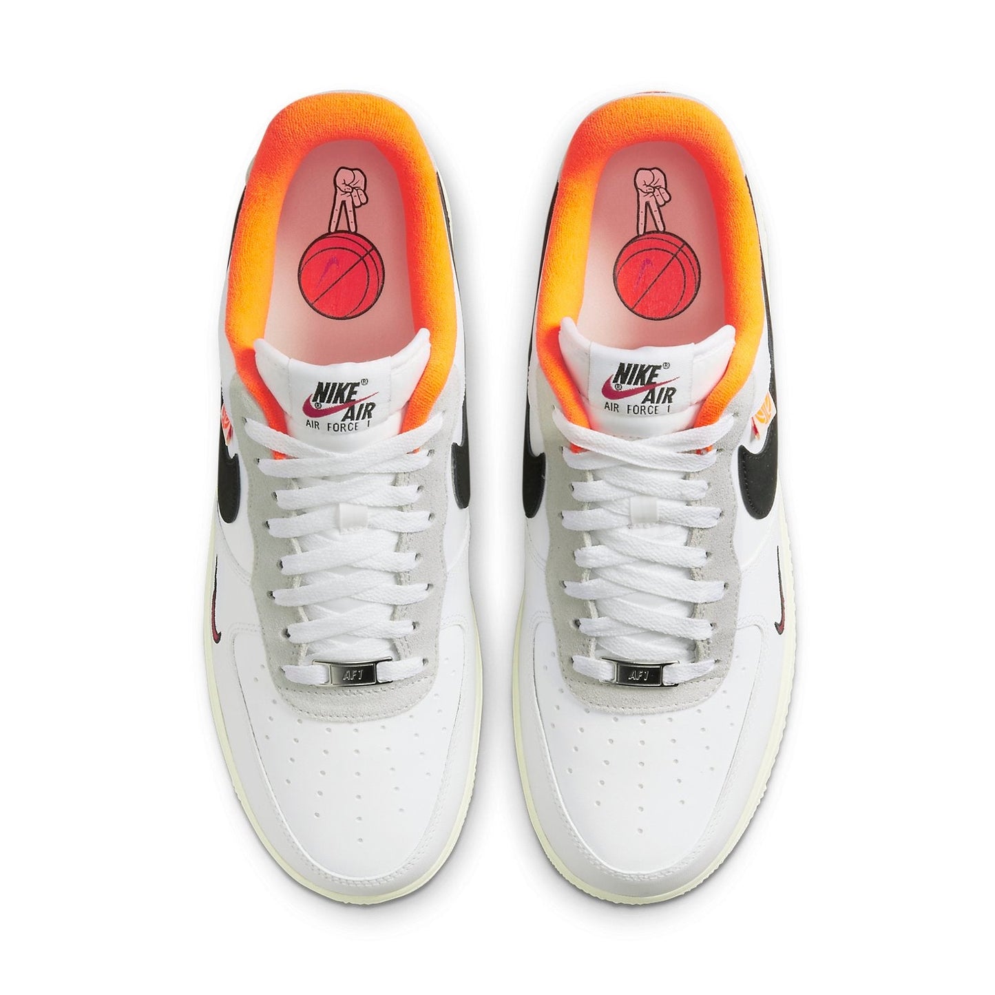 Nike Air Force 1 “07 LV8 “Hoops Pack – White Total Orange”