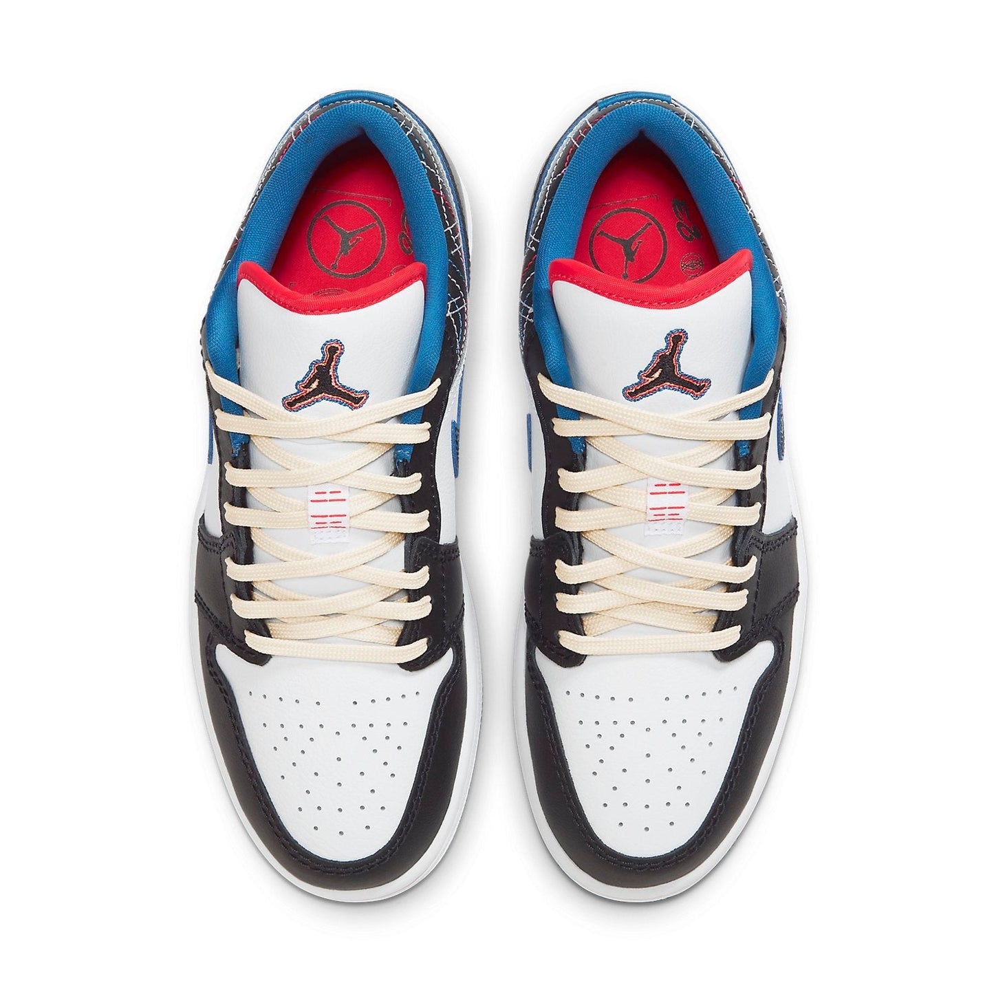 Air Jordan 1 Low “White Industrial Blue Siren Red”