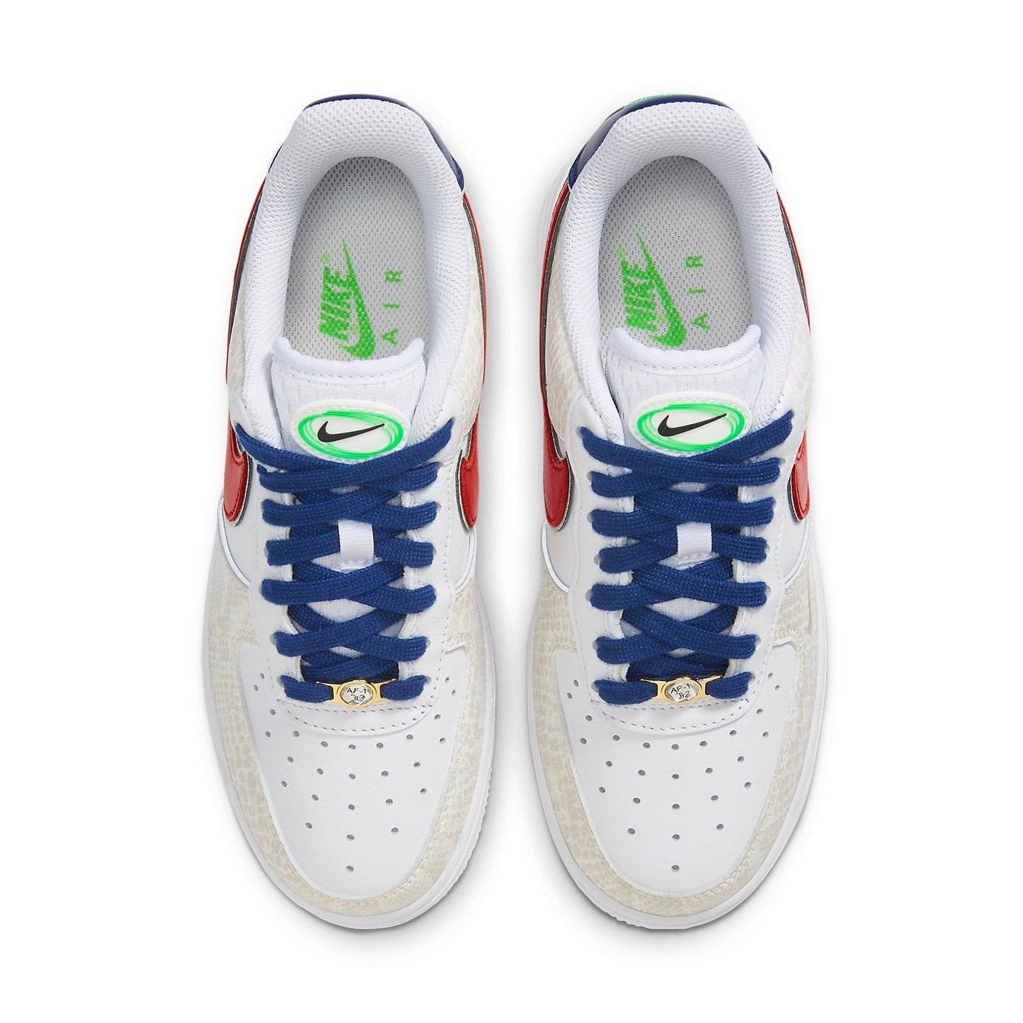 Nike Air Force 1 “07 LX “Just Do It – White University Red Snakeskin”