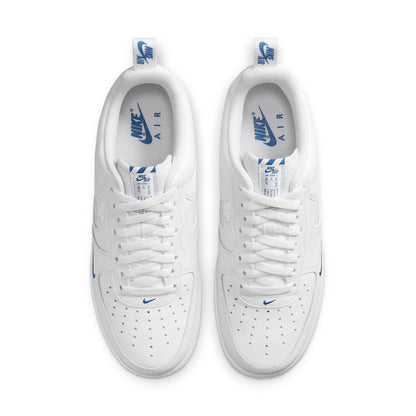 Nike Air Force 1 Low Cut Out “Reflective Swoosh White Blue”