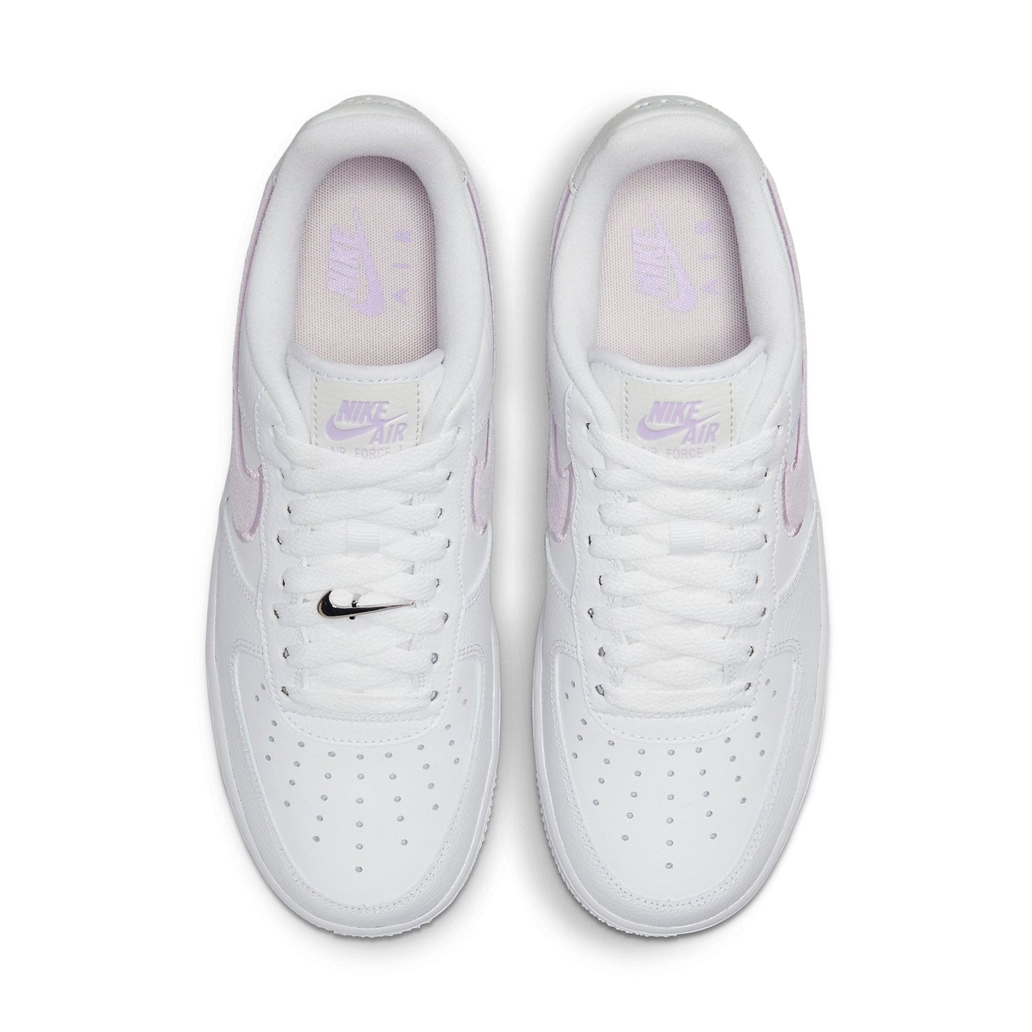 Nike Air Force 1 “07 Essential “Chenille Swoosh – White Lilac”