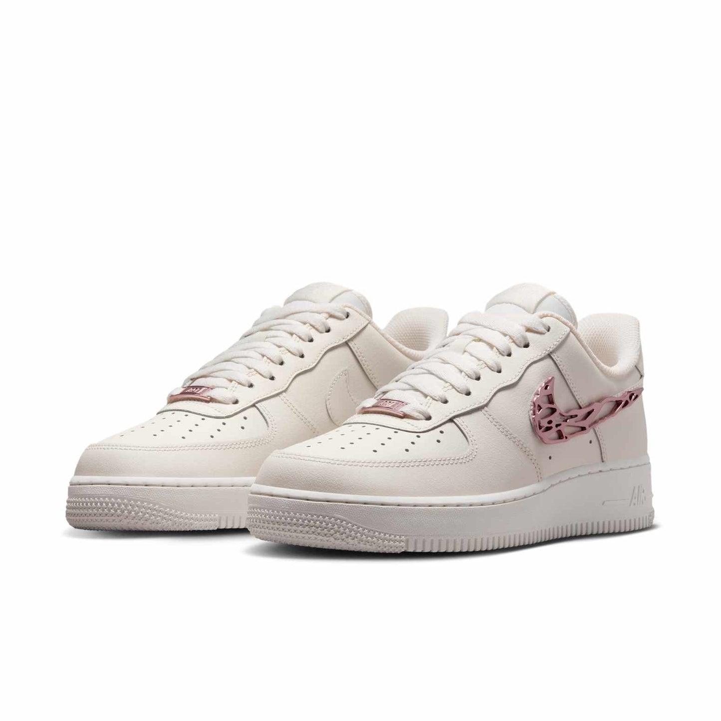 Nike Air Force 1 Low “Liquid Metal Swoosh Metallic Pink”