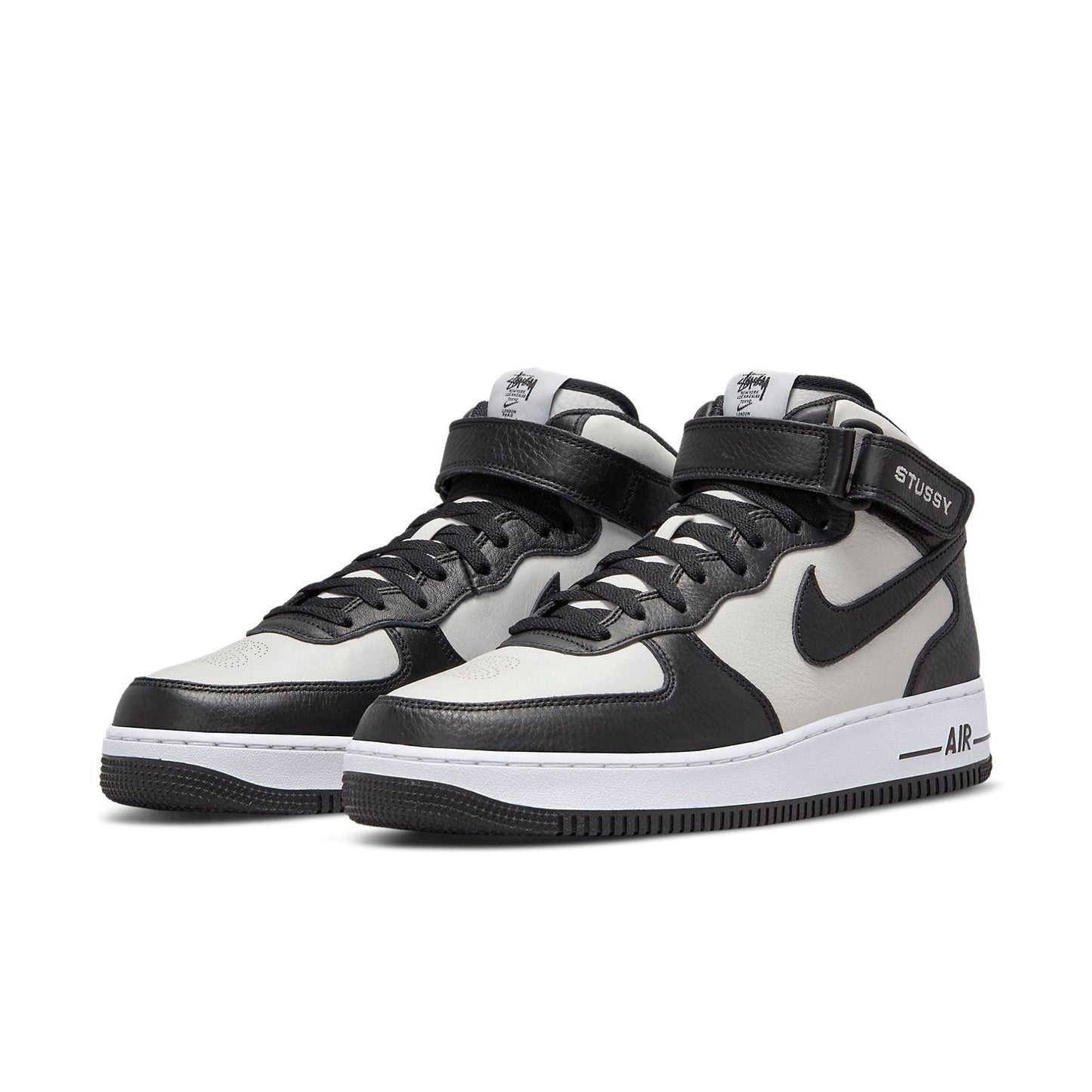 Nike x Stussy Air Force 1 Mid “Black White”