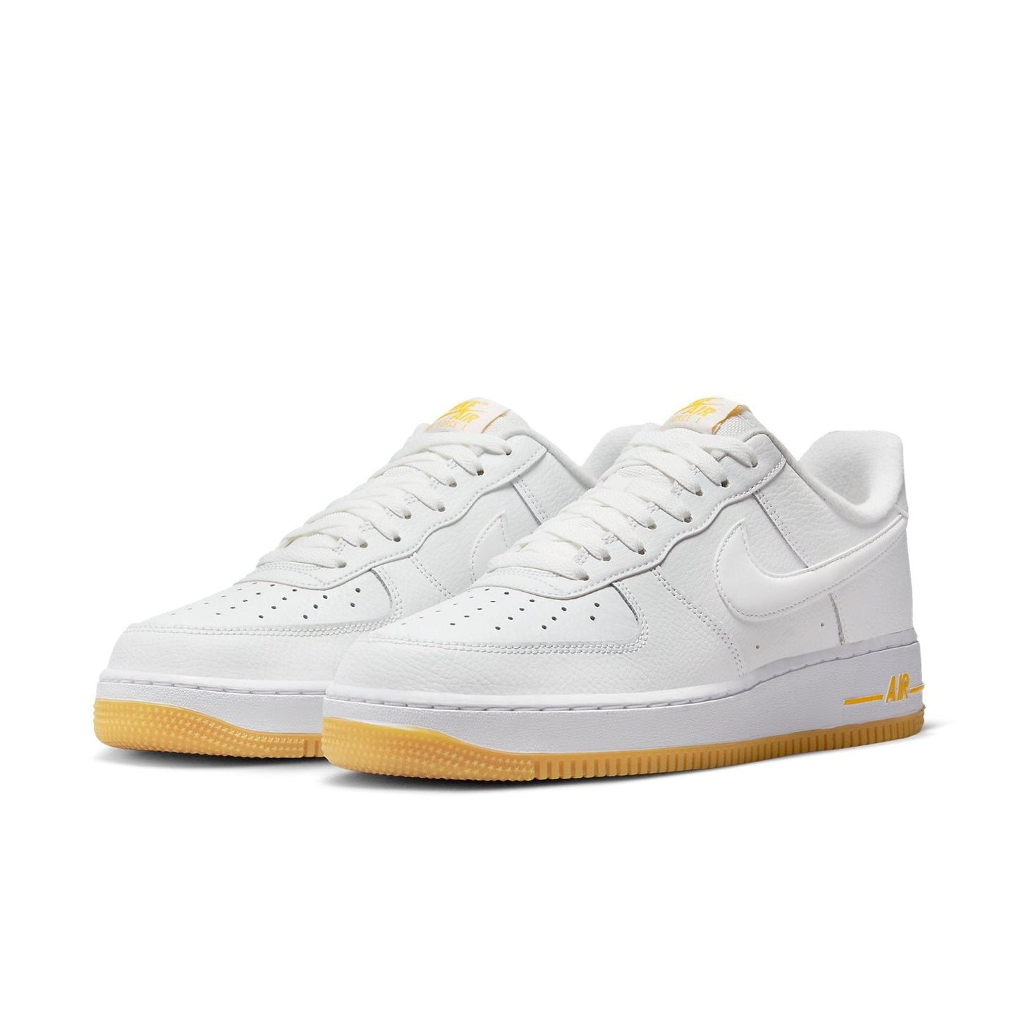 Nike Air Force 1 Low “07 “White University Gold Gum”