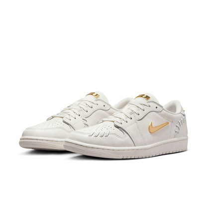 Air Jordan 1 Low Method of Make “Sail Metallic Gold”
