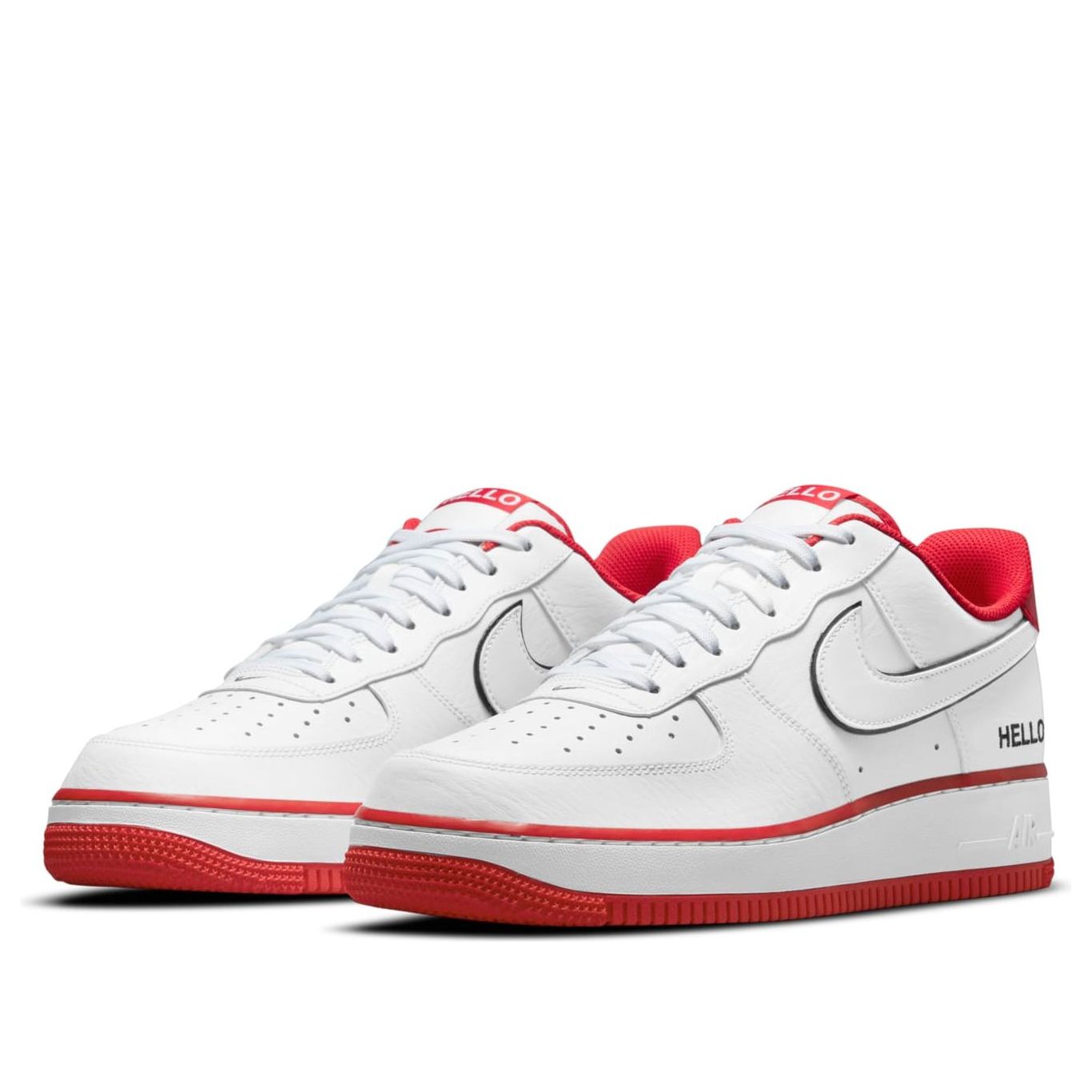 Nike x Urbanstar Air Force 1 “07 LX “HELLO Pack – White University Red”