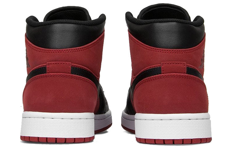 Air Jordan 1 Mid “Reverse Banned Gym Red Black”