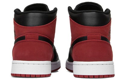 Air Jordan 1 Mid “Reverse Banned Gym Red Black”