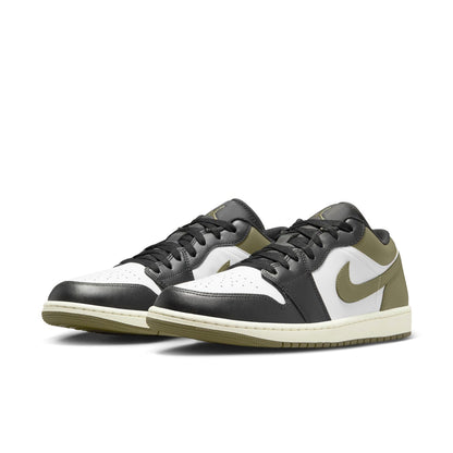 Air Jordan 1 Low “Black White Medium Olive”