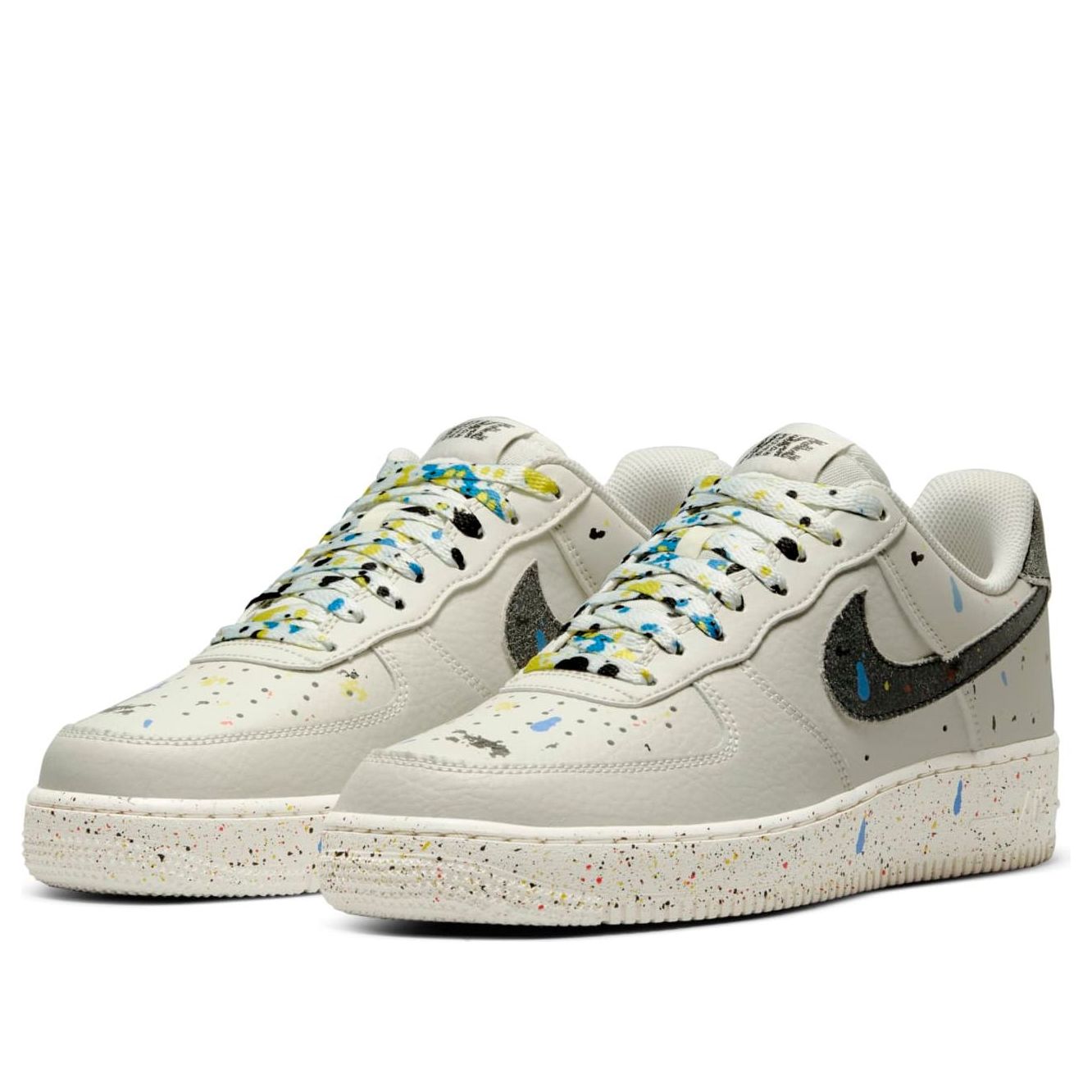 Nike Air Force 1 “07 LV8 “Paint Splatter – Light Bone”
