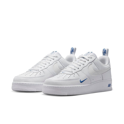 Nike Air Force 1 Low Cut Out “Reflective Swoosh White Blue”