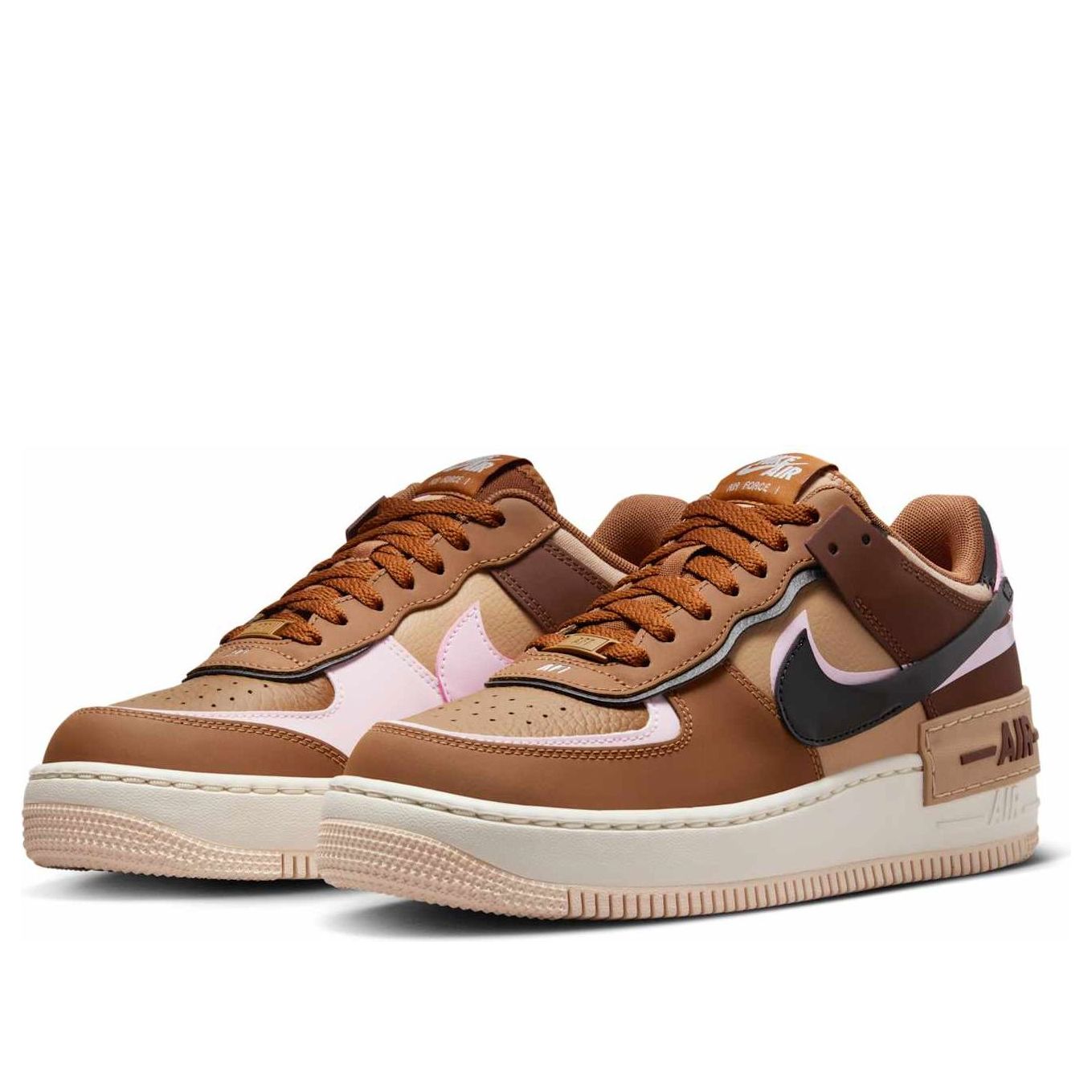 Nike Air Force 1 Shadow “Light British Tan Pink Cacao Wow”