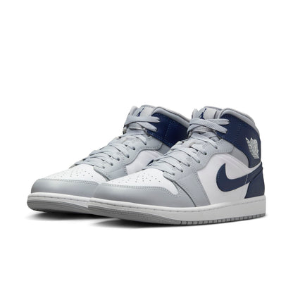 Air Jordan 1 Mid “Wolf Grey Midnight Navy”
