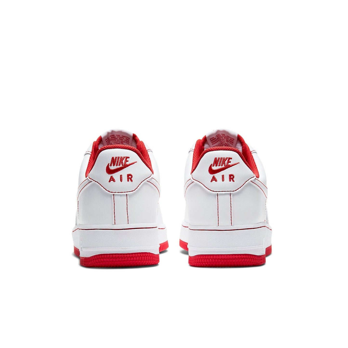 Nike Air Force 1 “07 “Contrast Stitch – White University Red”