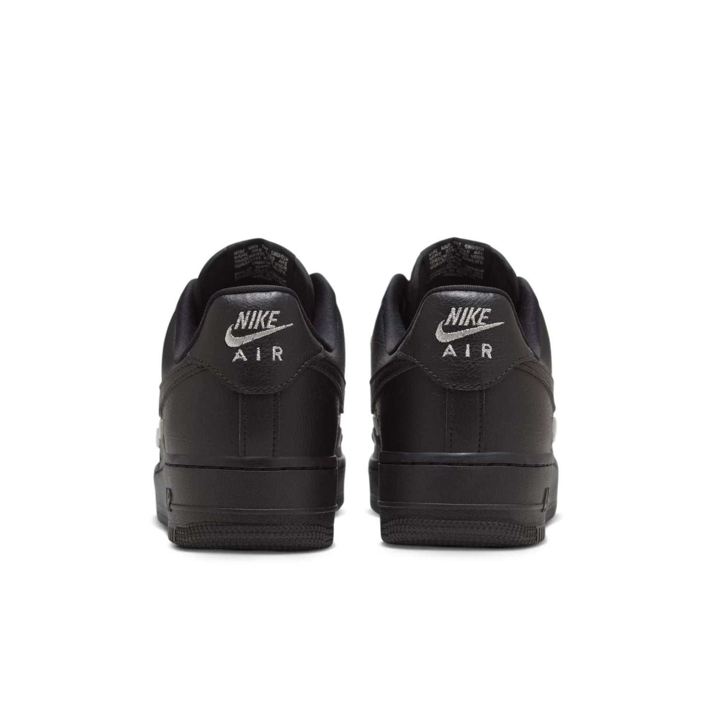 Nike Air Force 1 Low “Black Silver Mini Swoosh”