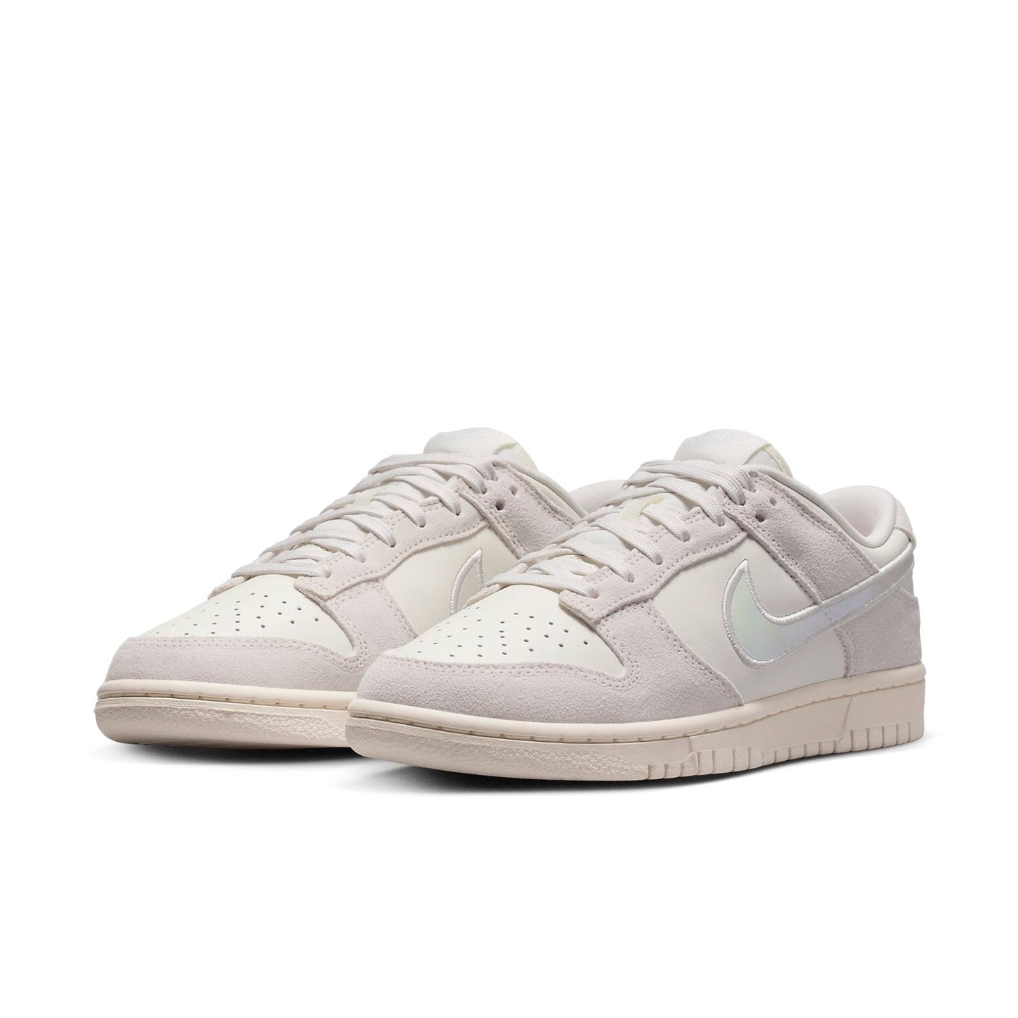Nike Dunk Low “Sail Iridescent Swoosh”