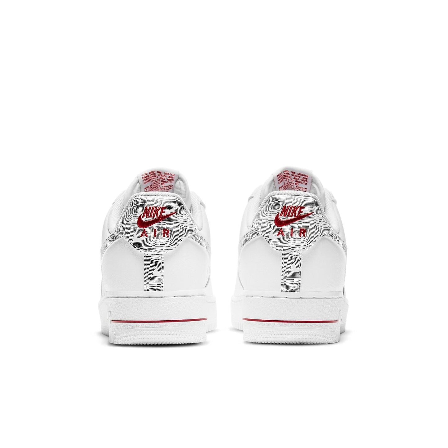 Nike Air Force 1 Low “Topography Pack – White University Red”