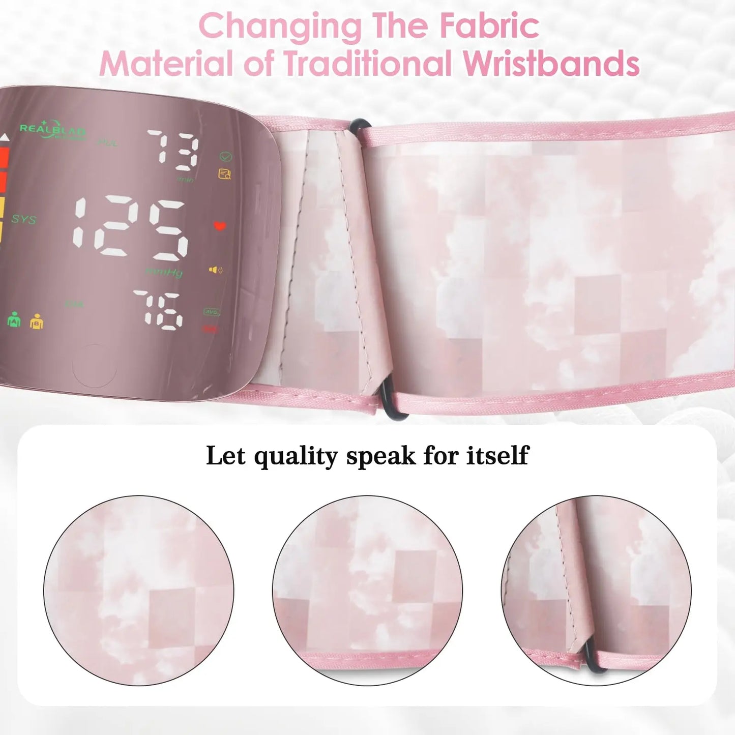 Ziqing Wrist Blood Pressure Monitor - LED Display, Touch Screen Cuff, 99x2 Reading Memory, ABS Material, Compact Slips Into Daily Bags, Carrying Case for Home Healthcare, Fit Self Care Products