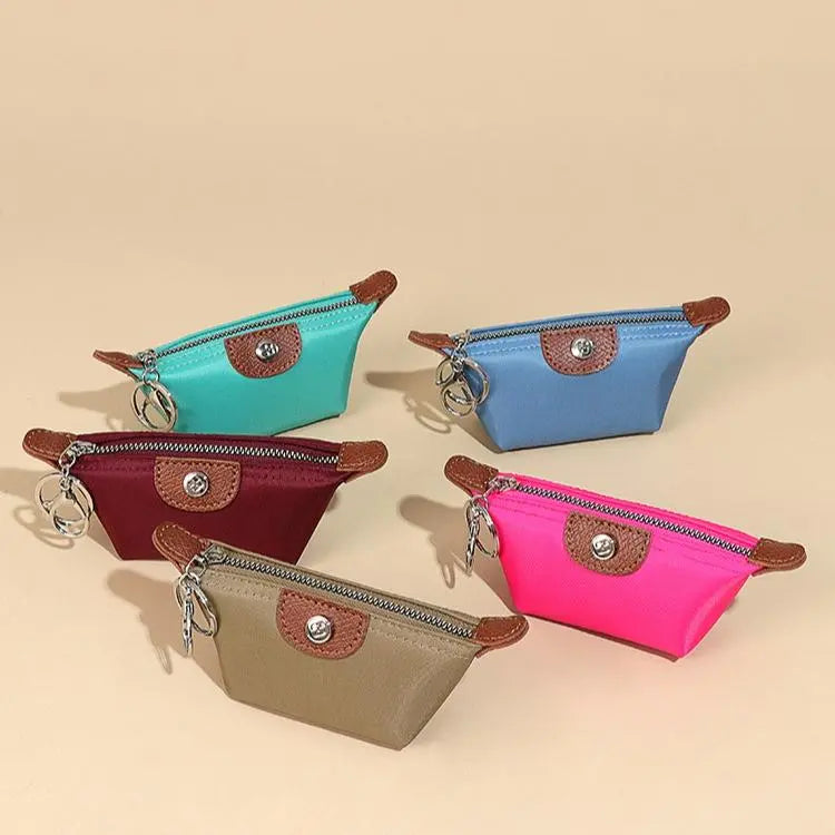 Women's Change Key Small Dumpling Bag 2025 New Fashion Nylon Lipstick Storage Bag
