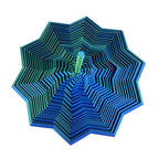 3D Printed Expanded Sensory Fidget Star, New Stress Relief Sensory Whirling Spiral with Handle, Very Satisfying Sight and Sound with Hypnotizing Visual Fidget Toy