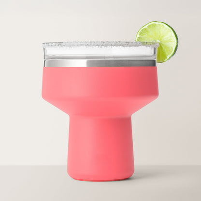16 oz Cocktail Tumbler-Insulated Margarita Tumbler with Lid - Keeps Drinks Cold for 10 Hours- 360 Sippable Martini Glass Alternative - Shatterproof, Perfect for Parties