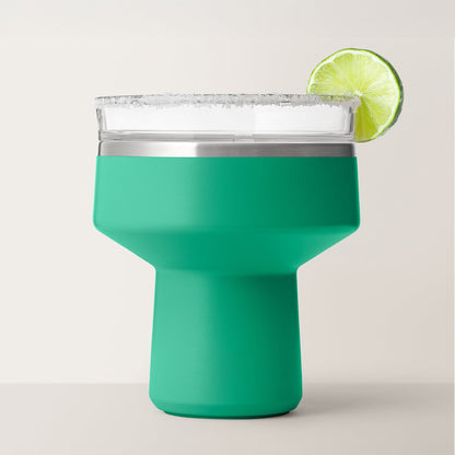 16 oz Cocktail Tumbler-Insulated Margarita Tumbler with Lid - Keeps Drinks Cold for 10 Hours- 360 Sippable Martini Glass Alternative - Shatterproof, Perfect for Parties