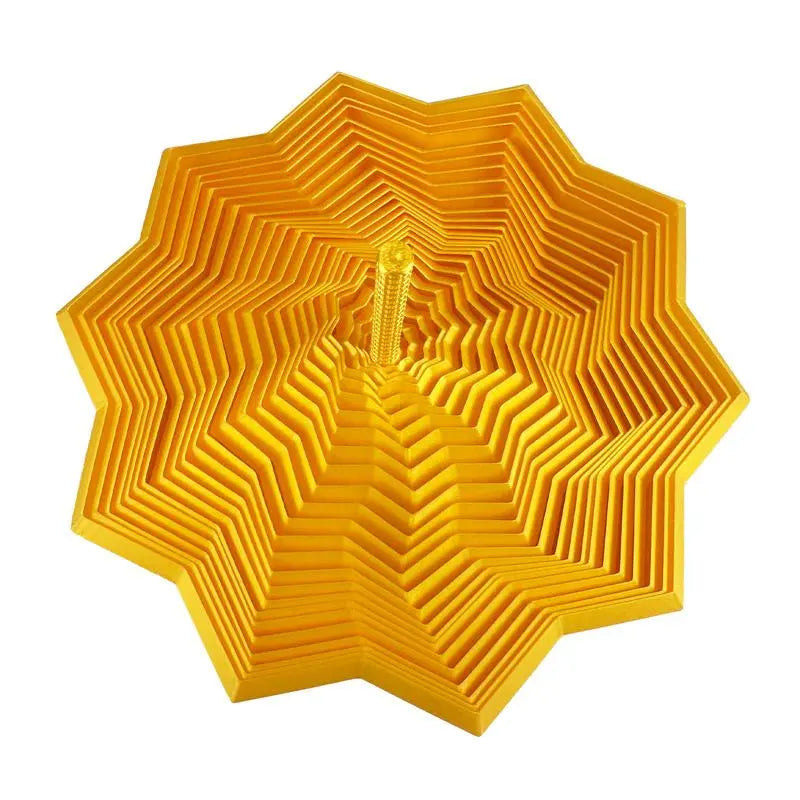 3D Printed Expanded Sensory Fidget Star, New Stress Relief Sensory Whirling Spiral with Handle, Very Satisfying Sight and Sound with Hypnotizing Visual Fidget Toy