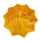 3D Printed Expanded Sensory Fidget Star, New Stress Relief Sensory Whirling Spiral with Handle, Very Satisfying Sight and Sound with Hypnotizing Visual Fidget Toy