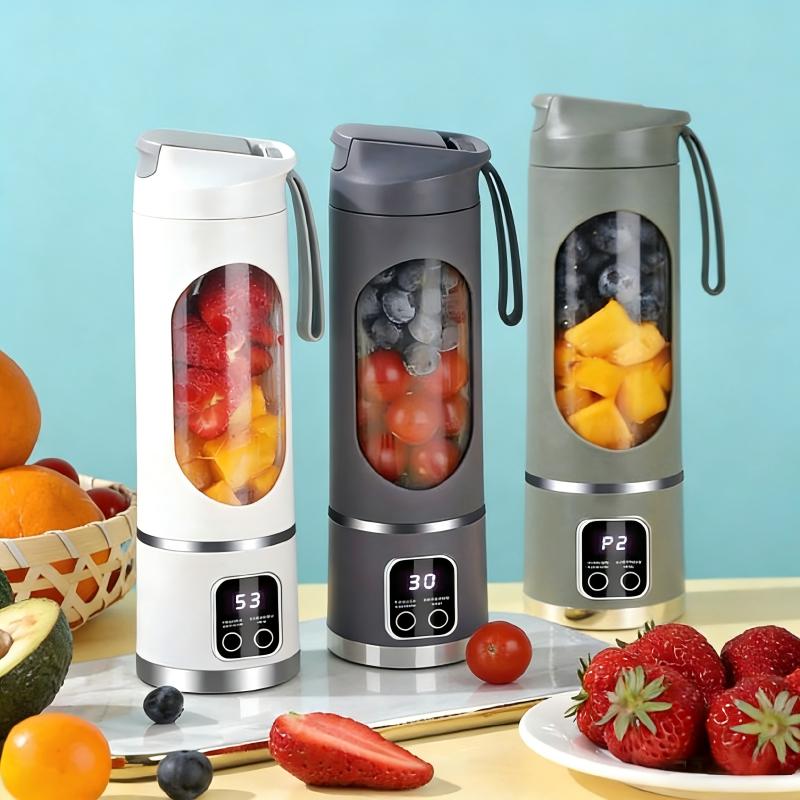 Portable Blender Personal Electric USB，Compact for Smoothies Portable juicer Shakes and Smoothies Blender，Baby Food Leak Proof Design Small Blenders，Mixing，Compact、Convenient and Versatile On-The-Go - Perfect Travel, Back To School & Gym Practical Gift