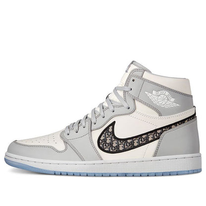 Dior x Air Jordan 1 High OG “White Wolf Grey”