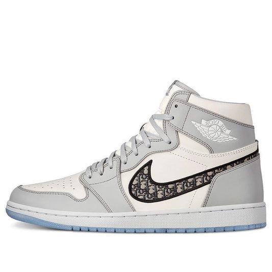 Dior x Air Jordan 1 High OG “White Wolf Grey”