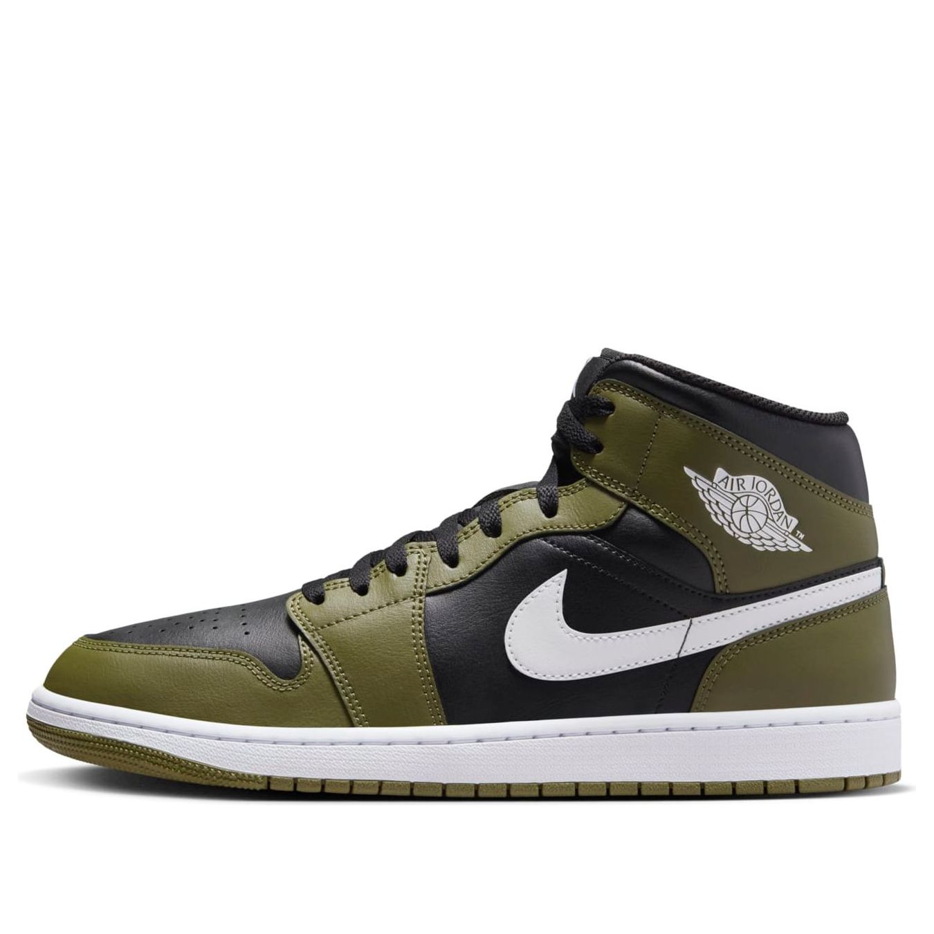 Air Jordan 1 Mid “Black Medium Olive”