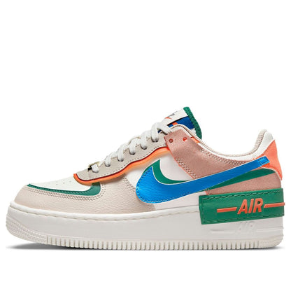 Nike Air Force 1 Shadow “Sail Signal Blue Green”