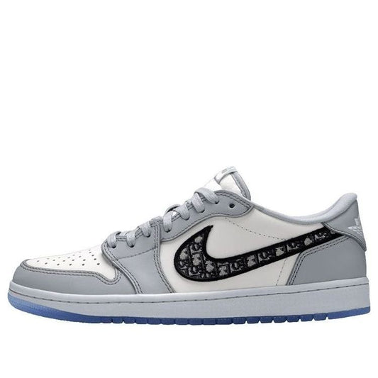 Air Jordan 1 Low x Dior “White Grey”