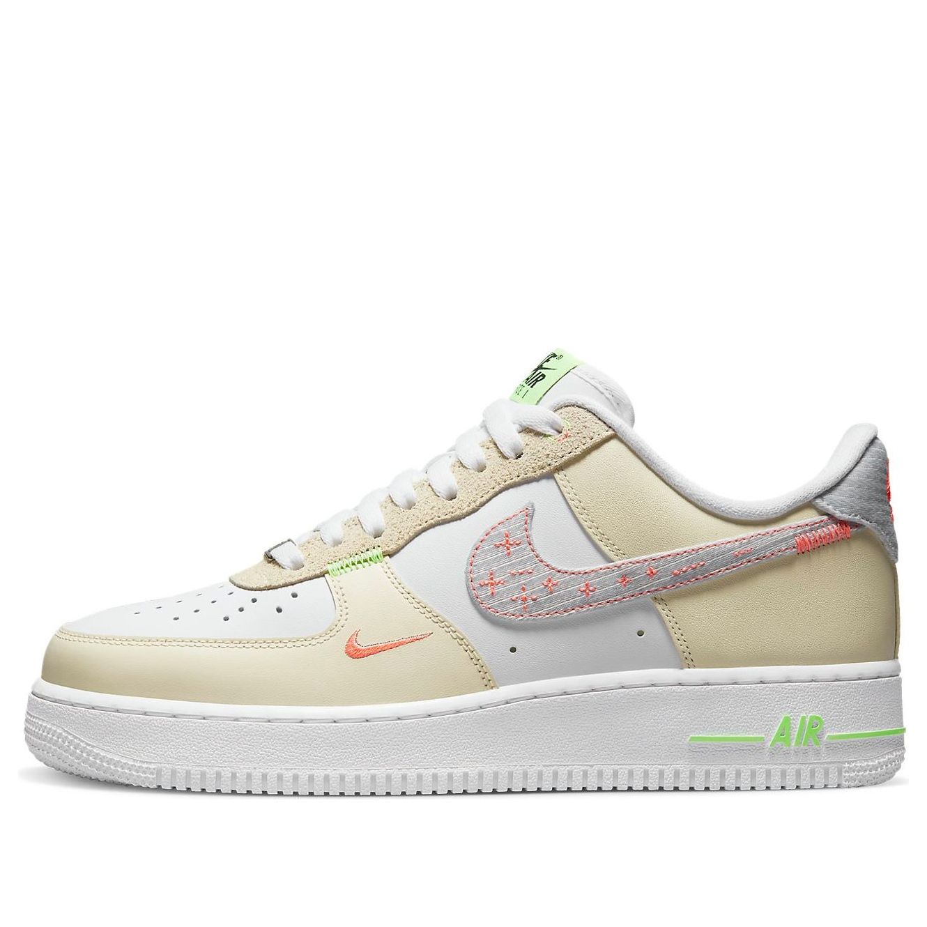Nike Air Force 1 “07 LV8 “Just Stitch It – White Shade Green”