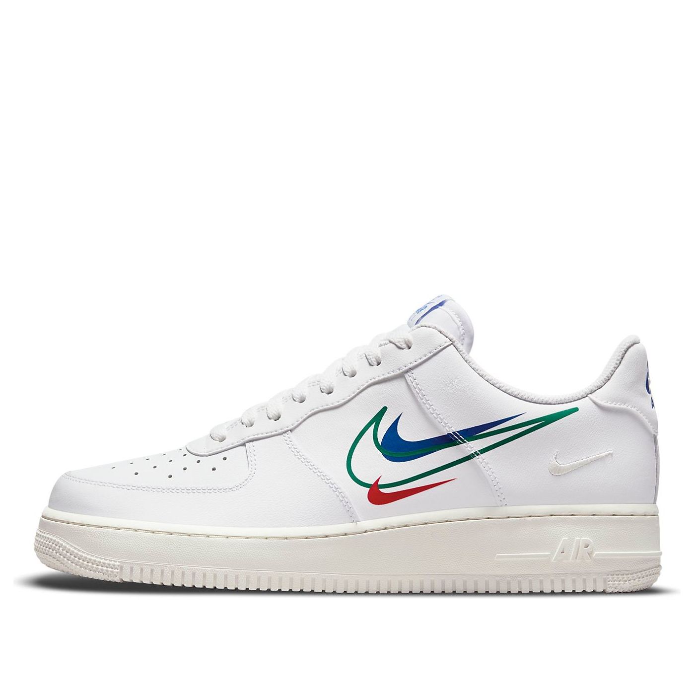 Nike Air Force 1 Low “Multi-Swoosh Blue Red”
