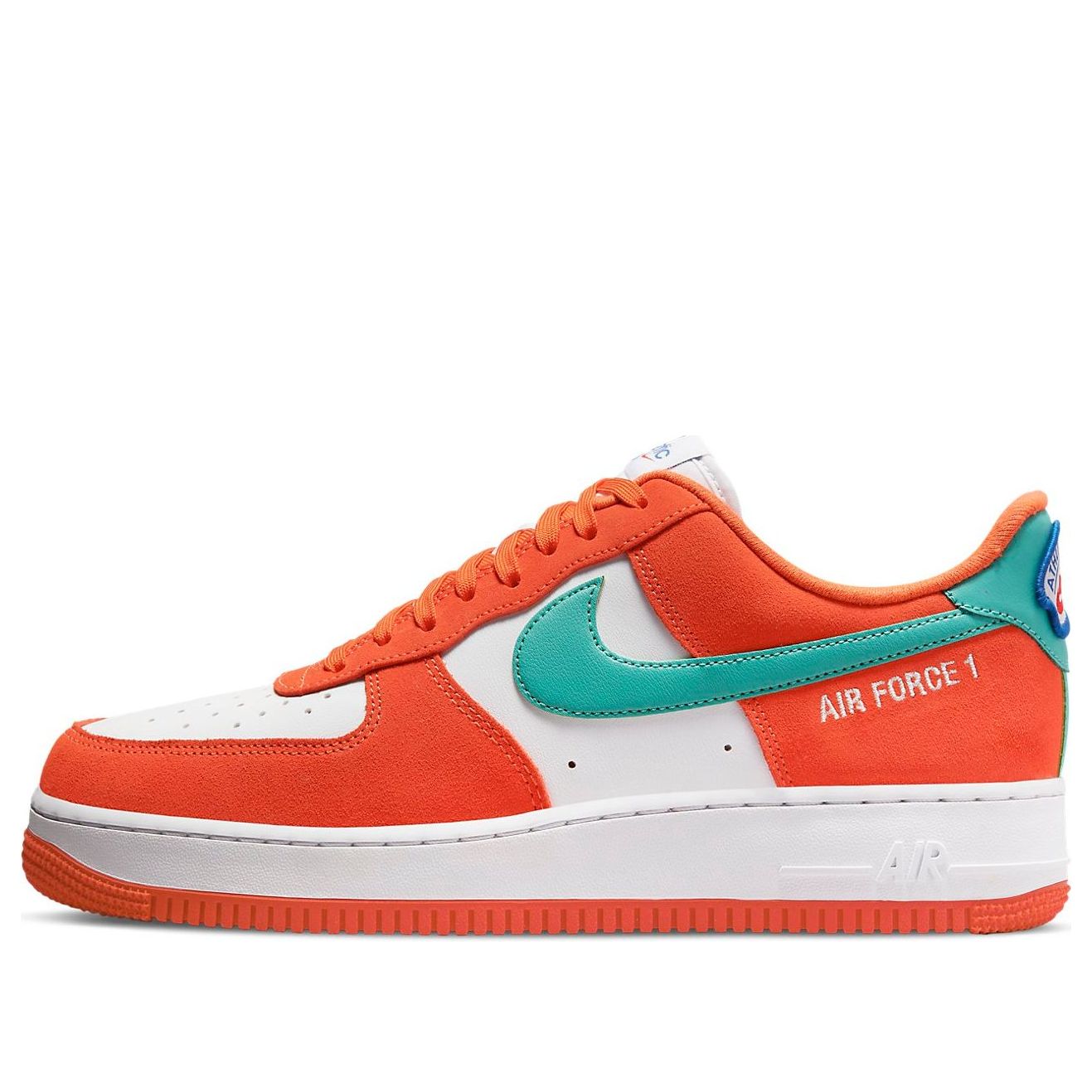 Nike Air Force 1 “07 LV8 “Athletic Club – Rush Orange Washed Teal”