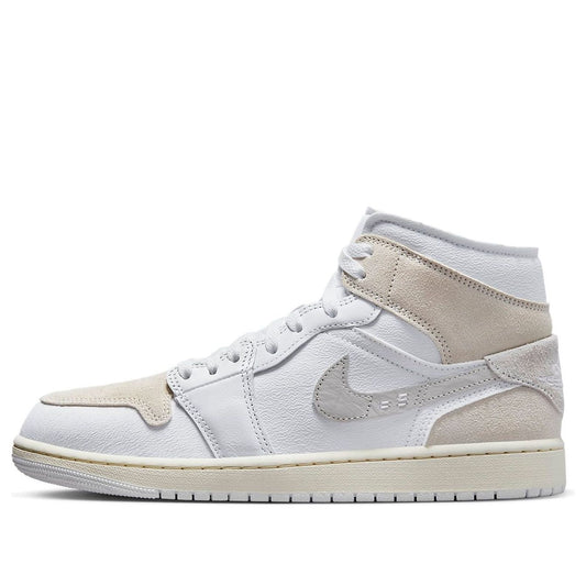 Air Jordan 1 Mid SE Craft “Inside Out White Grey”