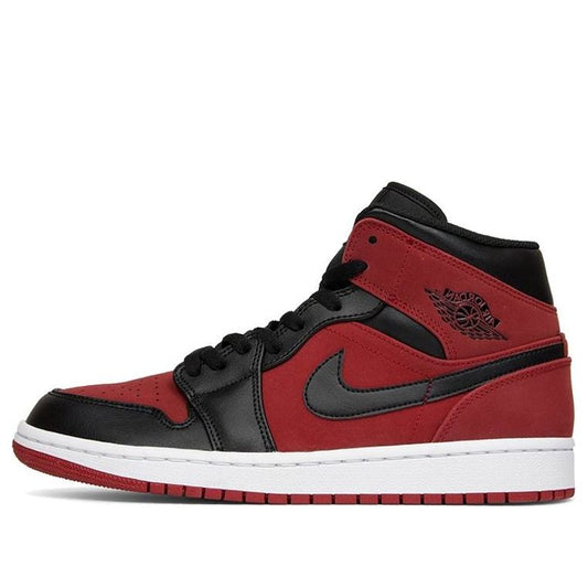 Air Jordan 1 Mid “Reverse Banned Gym Red Black”